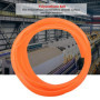 Courroie de Transmission en PU Hautes Performances, Courroie Ronde en Polyuréthane pour Transmission, Couleur Orange (8mm*5m)
