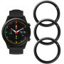 [3 Pièces] KELOLIN Protection D'écran pour Xiaomi Mi Watch, bords incurvés 3D, Couverture complète, Anti-rayures, HD Protection 