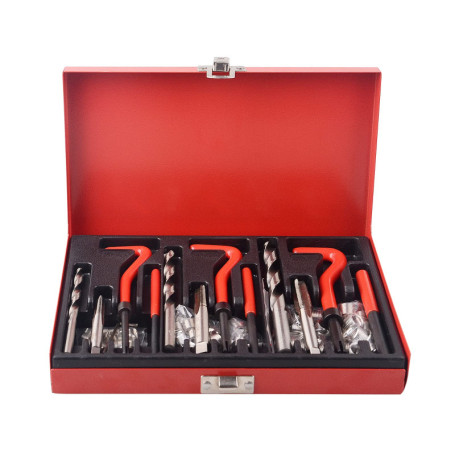 Kit de réparation de filetage 88 pièces Helicoil M6 M8 M10 tarauds et forets