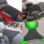 Pelucton Housse de Selle de Moto en Maille Double Couche, Coussin de Siège de Moto Respirant Universelle, Housse de Protection S