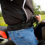 Pelucton Poignée Passager Moto Universelle, Robuste Ceinture de Maintien Passager Moto, Harnais Moto Passager Réglable