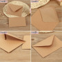 Lot de 100 enveloppes vintage en papier kraft - Format C6 (16 x 11 cm) - Avec fermeture humide - Rabat pointu sans fenêtre - Pou