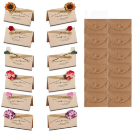 Floatdream Matériaux de haute qualité: Les cartes postales en papier Kraft sont fabriquées en papier Kraft, durables et difficil