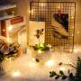 Wodasi Guirlande Lumineuse à Piles 20 Pièces, Mini LED 1M 10 LEDs Fil de Cuivre, Décoration Blanc Chaud