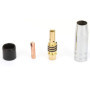 24 Pcs 0.8 Contact Contact MIG Soudage Contact Soudeur Kit De Consommables De Soudage Compatible Pour Binzel 15AK Pistolet De To