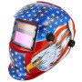 Masque de Soudeur, Casque de Soudage à Obscurcissement Automatique Alimenté par Energie Solaire Gamme de Teintes Réglables 4/9-1