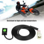 KSTE Indicateur de Vitesse Moto, Moto ECU Branchez Mont 6 Indicateur de Vitesse numérique de Vitesse, Levier de Vitesses d'affic