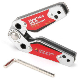 Broco Welding Support magnétique 20 ° -200 ° Angles réglables Aimant de soudage Porte-soudage magnétique Accessoires d’outils de