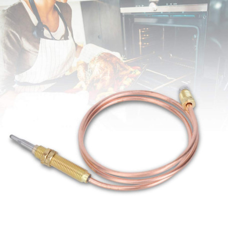 DeWin Thermocouple, Thermocouple à Gaz M8 Fil Chauffant Sonde de Thermocouple à Gaz 600mm pour Accessoires de Barbecue