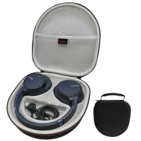 Étui Rigide pour Casque Sony WH-CH700N/WH-CH710N - Étui de Protection de Voyage - Noir (Valise Uniquement)