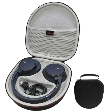 Étui Rigide pour Casque Sony WH-CH700N/WH-CH710N - Étui de Protection de Voyage - Noir (Valise Uniquement)