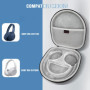 Étui Rigide pour Casque Sony WH-CH700N/WH-CH710N - Étui de Protection de Voyage - Noir (Valise Uniquement)