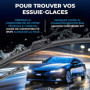 VALEO Silencio Essuie-glace - VF833 - Kit de Balais d'Essuie-glace Plat d'Origine de Haute performance, Visibilité Supérieure su