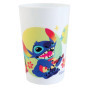 FUN HOUSE | Set Vaissellle Lilo & Stitch Pour Enfant | 1 verre, 1 Assiette + 1 Bol | Réutilisable & Micro-Ondable | Licence Offi