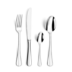 AMEFA - Ménagère 24 couverts de table pour 6 personnes - Daily Baguette - Acier inoxydable 18/0, Finition Brillante