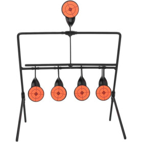 Cibles -Tir Pistolet, Carabine, Carabine Air Comprimé, Cible Carabine à Plomb,Spot de TIR à Réarmement Automatique.Cible Métalli