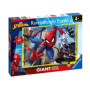 Ravensburger - Puzzle Spiderman, Collection Giant Sol - Idée Cadeau pour Enfants 4 Ans - Jeu éducatif et Stimulant - 60 pièces g