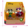 Bullyland 15082 - Walt Disney Mickey et Minnie en Costume d'halloween - Figurines peintes à la Main - sans PVC pour garçons et F