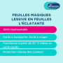 Dr. Beckmann FEUILLES MAGIQUES Lessive en feuilles L'ÉCLATANTE | Format pré-dosé, pratique et léger | 100% hydrosoluble, facile 