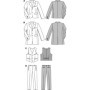 Burda B6871 Patron de Couture Costume et Gilet Homme 19 x 13 cm, 44-60