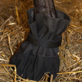 PFIFF 103109 Chaussure de Traitement imperméable pour Sabots et Griffes, en Toile, Taille Unique, Noir