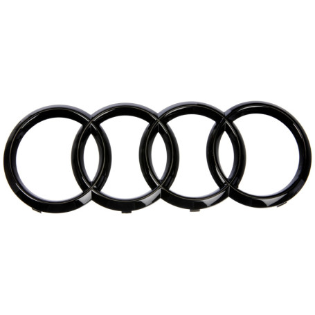 Audi 4M0071801 Ringe Zeichen Kühlergrill Black Edition Emblem Blackline Logo schwarz