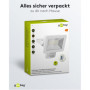 goobay 53882 Projecteur détecteur de Mouvement – Spot LED 30 W – Blanc Neutre 4000 K – 2560 LM – Angle d'éclairage 100 ° – Indic