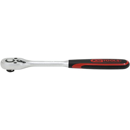 KS Tools - 922.1390 - Cliquet réversible Ultimate 1/2" - 72 dents - Finition chromée satinée
