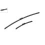 Bosch Balais d'Essuie–Glace Plats Aerotwin A404S, Longueur: 700mm/340mm – 1 Paire de Balais avant