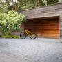 Relaxdays Râtelier pour 3 vélos, Montage au Sol, Roues de Largeur 50 mm Max., en métal, Garage, argenté