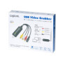 Logilink VG0030A - Enregistreur Audio/vidéo USB 2.0, 3 x RCA + miniDIN5 (S-Video) pour Windows 7/8/10/11, Mac OS 10.7 ou supérie