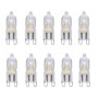 Osram Halopin 66760 Lot de 10 Ampoules Lampes Halogènes G9 à intensité variable 60 W 230 V Blanc chaud 980 lm