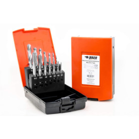 BaerCoil BAER Jeu de tarauds HSSG : tarauds mécaniques Trou traversant – Carottier : M3 – M12 – Foret