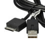 vhbw Câble USB compatible avec Sony Playstation Portable Go PSP-N1003, PSP-N1004 console - câble de données 2 en 1 / chargement 