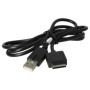 vhbw Câble USB compatible avec Sony Playstation Portable Go PSP-N1003, PSP-N1004 console - câble de données 2 en 1 / chargement 