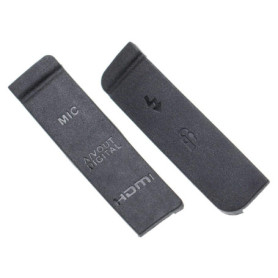 vhbw Cache-connecteurs Compatible avec Canon EOS 7D Appareil Photo - Capuchons de Rechange pour diverses bornes et connexions, 2