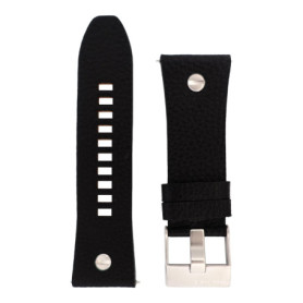 Diesel Montres pour Hommes 28mm, Cuir Noir, Bande de Rechange Originale pour DZ7313