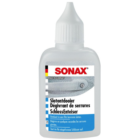 SONAX Dégivrant de serrures (50 ML) dégègle en Quelques Secondes Les serrures givrées | Réf: 03315410