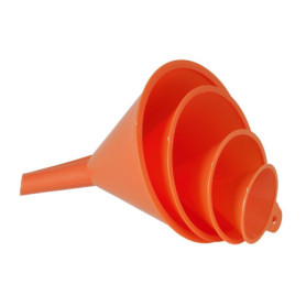 Carpoint Pressol Lot d'entonnoirs, Orange