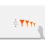 Carpoint Pressol Lot d'entonnoirs, Orange