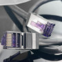 1aTTack.de - 2m - Câble réseau CAT6a Superflex Ethernet Gigabit LAN Câble patch RJ45 CAT6 A 10000 Mbit s SFTP PIMF 500 MHz compa