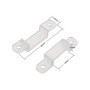 Trade-Shop Lot de 50 clips de fixation murale pour bande LED, tuyau, guirlande lumineuse de 10 mm à 16 mm