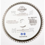 Lame de scie circulaire de qualité supérieure - 185 x 20 mm - Pour bois - Avec 60 dents TCT inclinées et découpes laser pour réd