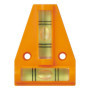 ProPlus 341215 Niveau Nivelette Triangle avec Aimant,Orange
