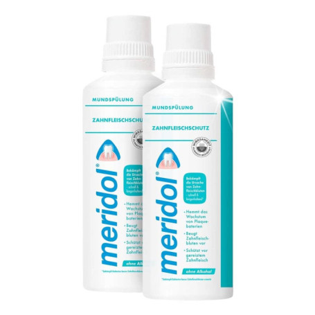 2x Meridol Lavage de bouche Barrière gingivale 400ml - sans alcool
