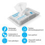 SomnoSept Lot de 3 paquets de 72 lingettes nettoyantes pour masque CPAP sans parfum