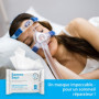 SomnoSept Lot de 3 paquets de 72 lingettes nettoyantes pour masque CPAP sans parfum