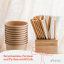wisefood Lot de 100 pailles marron, diamètre : 8 mm x 24,5 cm, sans PLA/PE (acide polylactique/polyéthylène), jetables, biodégra