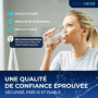 AQUANEXO Lot de 125 bandelettes de test pour eau potable 16 en 1 - Pour mesurer la dureté de l'eau, la dureté de l'eau, la valeu