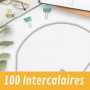 perfect line 100 Intercalaires classeur A4, bandes de séparation en carton recyclé, Fabriqué en Allemagne, separateur classeur e